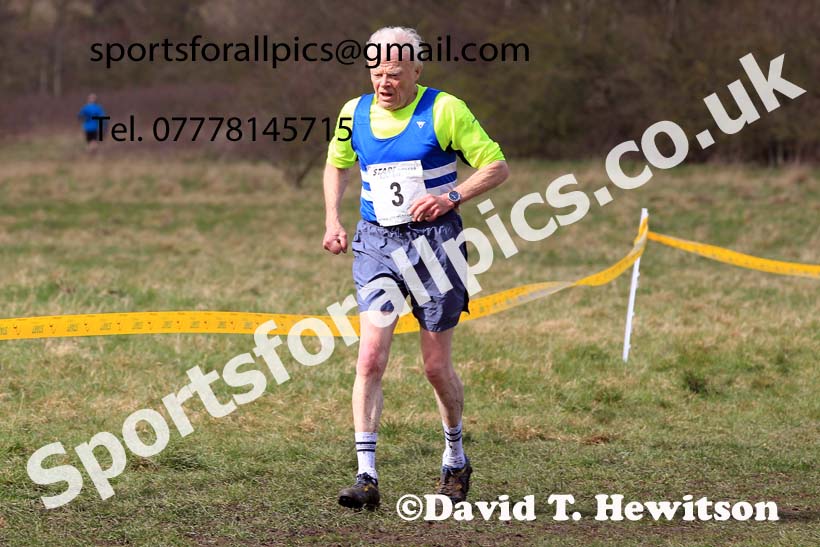 Womens and Mens 65+ in the 2023 BMAF Cross Country Champs., Wallsend. Photo: David T. Hewitson/Sports for All Pics